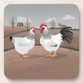 Hen & Rooster Bier Onderzetter (Voorkant)