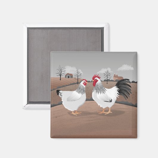 Hen & Rooster Magneet (Voorkant / Achterkant)