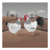 Hen & Rooster Perfect Poster (Voorkant)