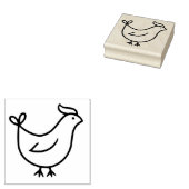 Hen Rubberstempel (Gestempeld)