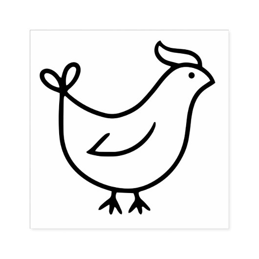 Hen Rubberstempel (Afrduk)
