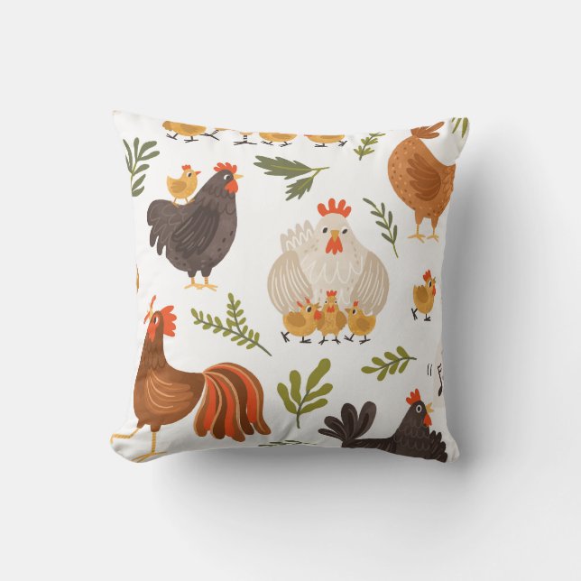 Hen, Sierkussen voor kippen (Voorkant)