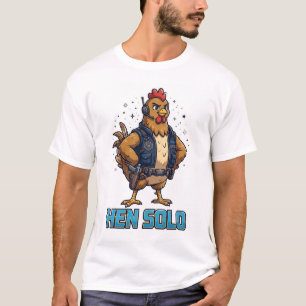 HEN SOLO Grappig Kip T-Shirt