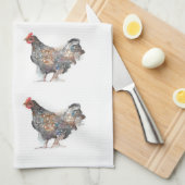 Hen Tea Towel Theedoek (Quarter Fold)