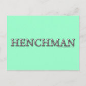 Henchman Briefkaart (Voorkant)