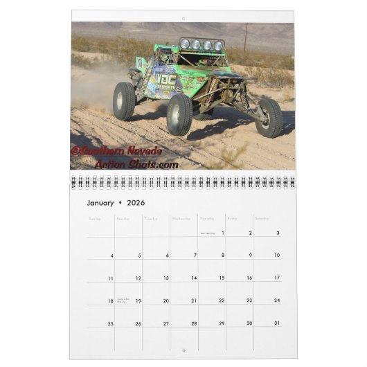 Henderson 250 Agenda Kalender (Jan 2026)