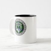 Henderson achternaam Scottish Clan tartancrest Tweekleurige Koffiemok (Voorkant links)