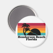  Henderson Beach Florida Magneet (Voorkant / Achterkant)