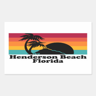 Henderson Beach Florida Rechthoekige Sticker