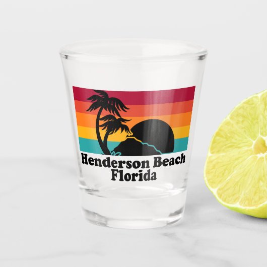 Henderson Beach Florida Shot Glas (Voorkant)