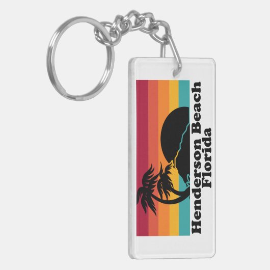 Henderson Beach Florida Sleutelhanger (Voorkant Links)