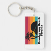 Henderson Beach Florida Sleutelhanger (Voorkant)