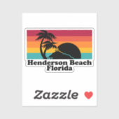  Henderson Beach Florida Sticker (Vel)