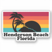 Henderson Beach Florida Sticker (Voorkant)