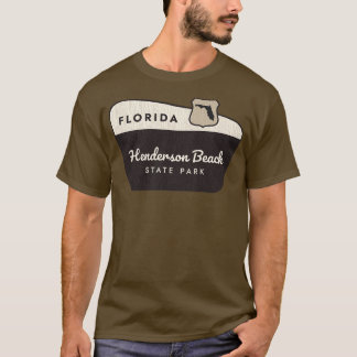 Henderson Beach State Park Florida Welkomstbord T-shirt