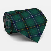 Henderson Blauwgroen Tartan Pset Stropdas (Opgerold)