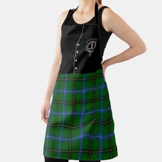 Henderson Clan Badge & Tartan Kilt Schort (Insitu)