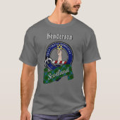 Henderson Clan Badge & Tartan T-shirt (Voorkant)