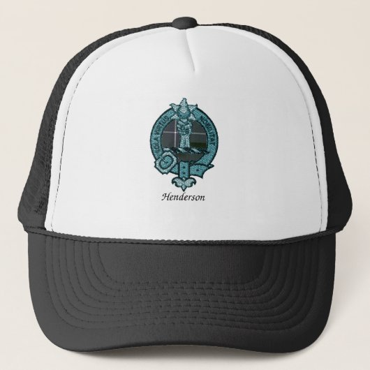 Henderson Clan Crest Trucker Pet (Voorkant)