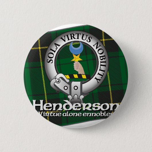 Henderson Clan Ronde Button 5,7 Cm (Voorkant)