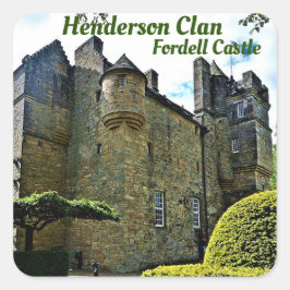 Henderson Clan Scottish Fordell Castle Sticker