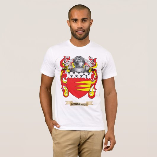 Henderson Coat of Arms (Familiecrest) T-shirt (Voorkant volledig)