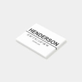 Henderson Coordinaten - Henderson Coordinates Post-it® Notes (Schuin)