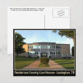 Henderson County Courthouse - Lexington, TN Briefkaart (Voorkant / Achterkant)