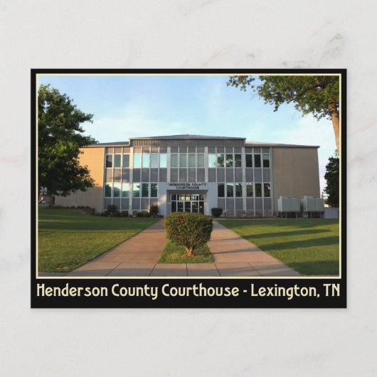 Henderson County Courthouse - Lexington, TN Briefkaart (Voorkant)