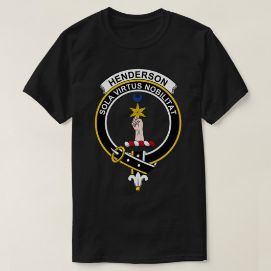 Henderson Crest Tartan Clan Scottish Clan T-shirt (Design voorkant)