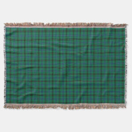 Henderson Familie Groene en Blauwe Clan Tartan Deken