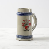 Henderson Family Crest Coat of Arms Bierpul (Voorkant rechts)