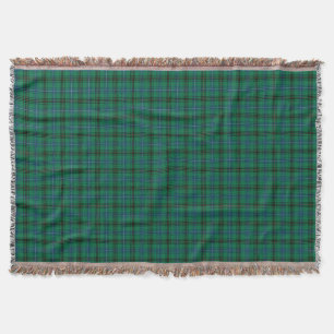 Henderson Family Green en Blue Clan Tartan Deken