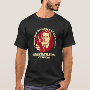 Henderson Hoofdstuk Overdag Drinkers Bier Brouwen T-shirt