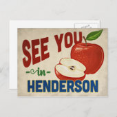 Henderson Nevada Apple - Vintage Travel Briefkaart (Voorkant / Achterkant)