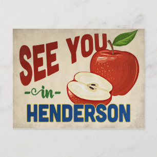 Henderson Nevada Apple - Vintage Travel Briefkaart