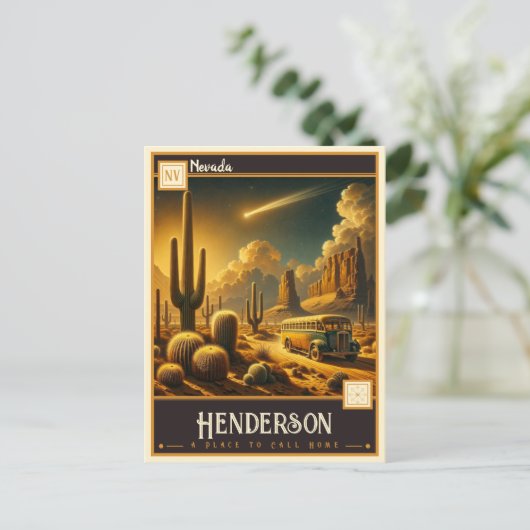 Henderson, Nevada |  Briefkaart (Staand voorkant)