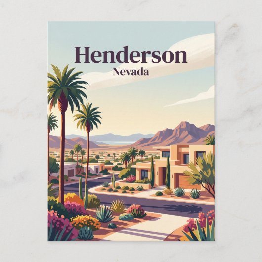 Henderson, Nevada Briefkaart (Voorkant)