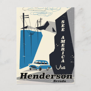Henderson Nevada Verenigde Staten reisposter Briefkaart