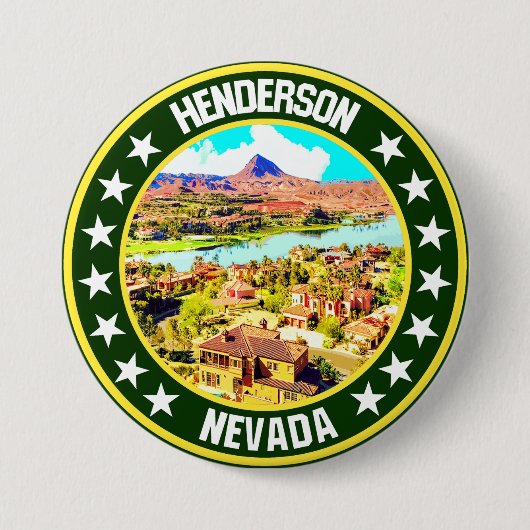 Henderson Ronde Button 7,6 Cm (Voorkant)