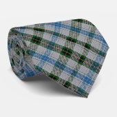 Henderson Scottish Clan Tartan Solid Green Initiaa Stropdas (Opgerold)