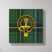 Henderson Scottish Crest en Tartan Canvas print (Voorkant)