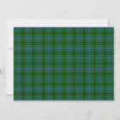 Henderson Scottish Wedding Invitation Kaart (Achterkant)