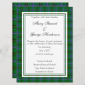 Henderson Scottish Wedding Invitation Kaart (Voorkant / Achterkant)