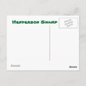 Henderson Swamp Briefkaart (Achterkant)