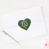 Henderson Tartan & Badge Hart Sticker (Envelop)