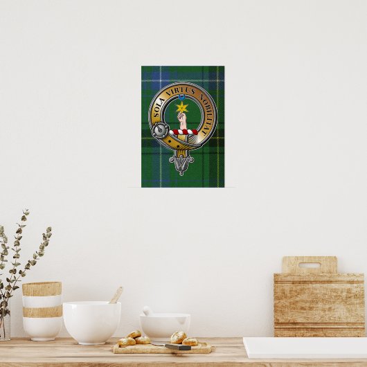 Henderson Tartan & Badge Poster (Keuken)