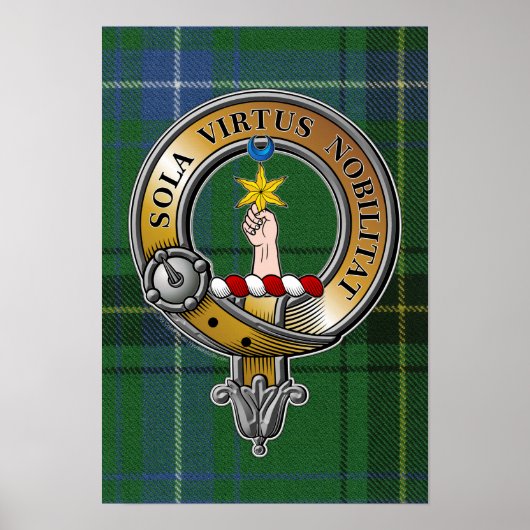 Henderson Tartan & Badge Poster (Voorkant)