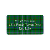 Henderson Tartan Label (Voorkant)