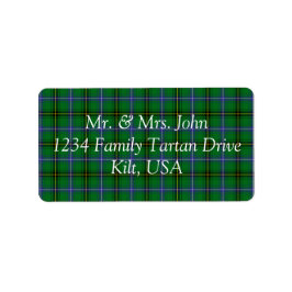 Henderson Tartan Label